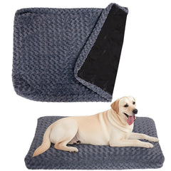 BLVOTKRO funda cama perro terciopelo rosa, suave y cálida para dormir