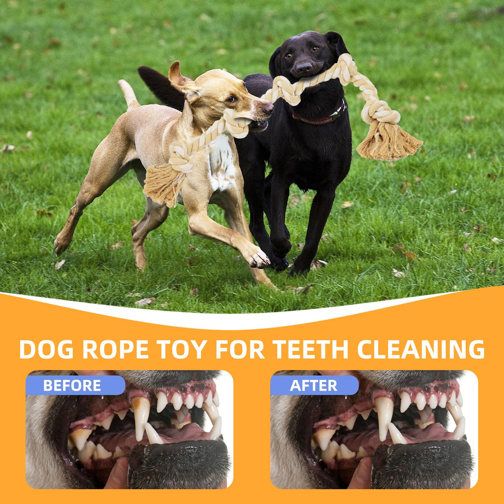 Bmag cuerda para perros que facilita limpieza de dientes durante la masticación.