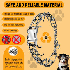 Collar Bmcndq de acero inoxidable, duradero y seguro
