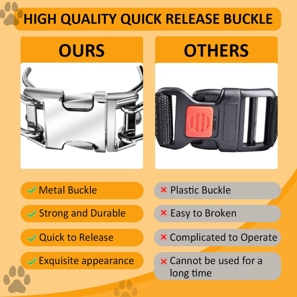 Collar Bmcndq cómodo y ergonómico para el cuello del perro