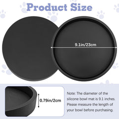 BNOSDM alfombrilla silicona duradera para perros y gatos pequeños.
