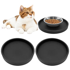 BNOSDM alfombrilla de alimentación en silicona antideslizante para gatos.