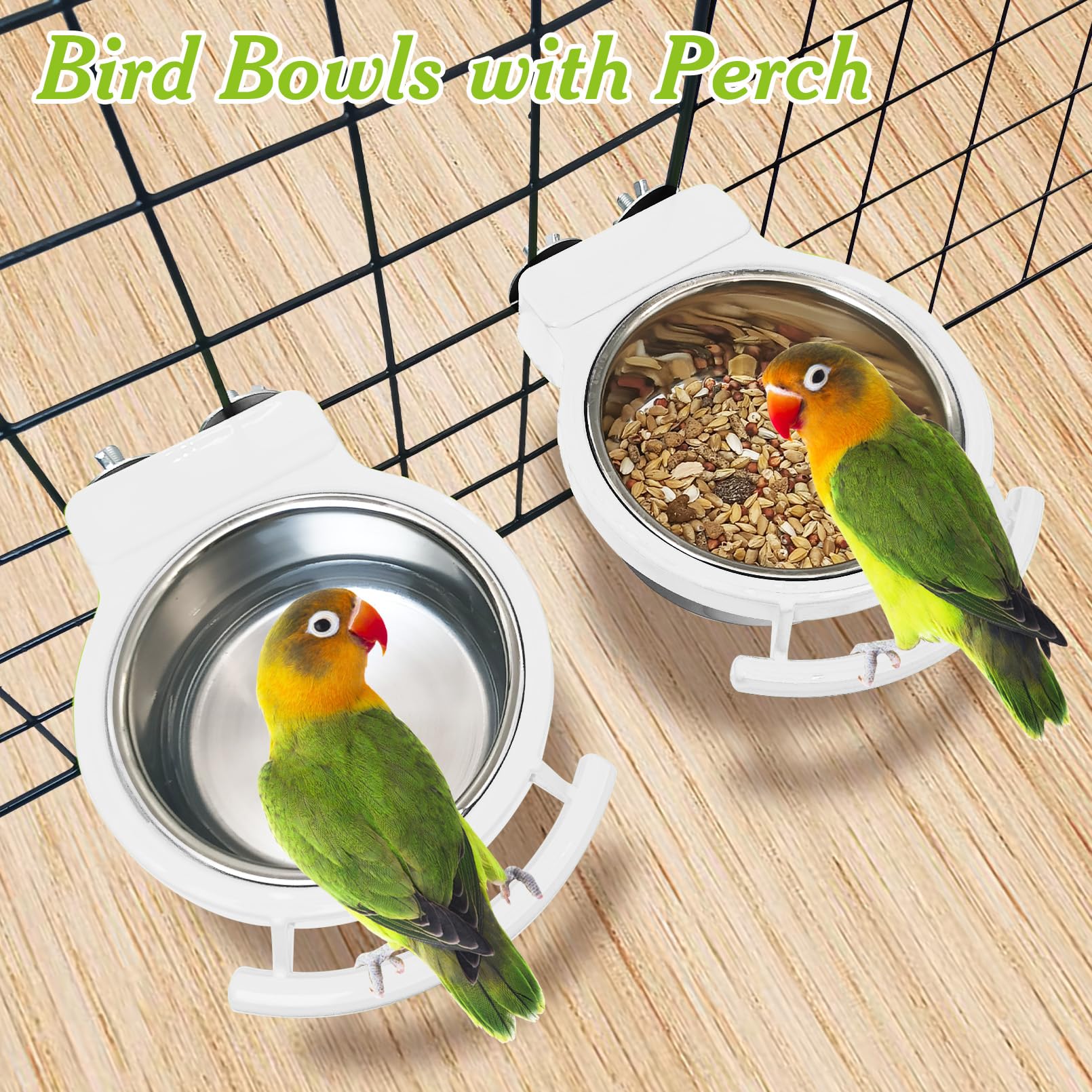 BNOSDM tazones aptos para aves medianas y pequeñas como periquitos