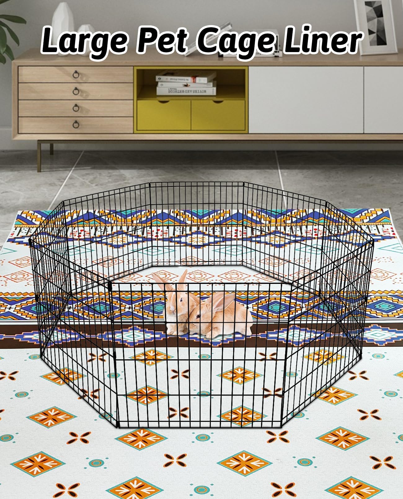 BNOSDM tapete de habitación para mascotas 79x55, fácil de limpiar