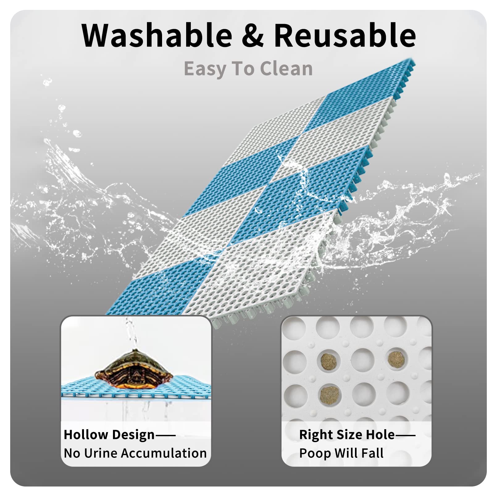 BNOSDM tapete lavable resistente al agua