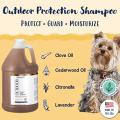 Protección natural contra elementos exteriores para perros activos con champú Bobbi Panter