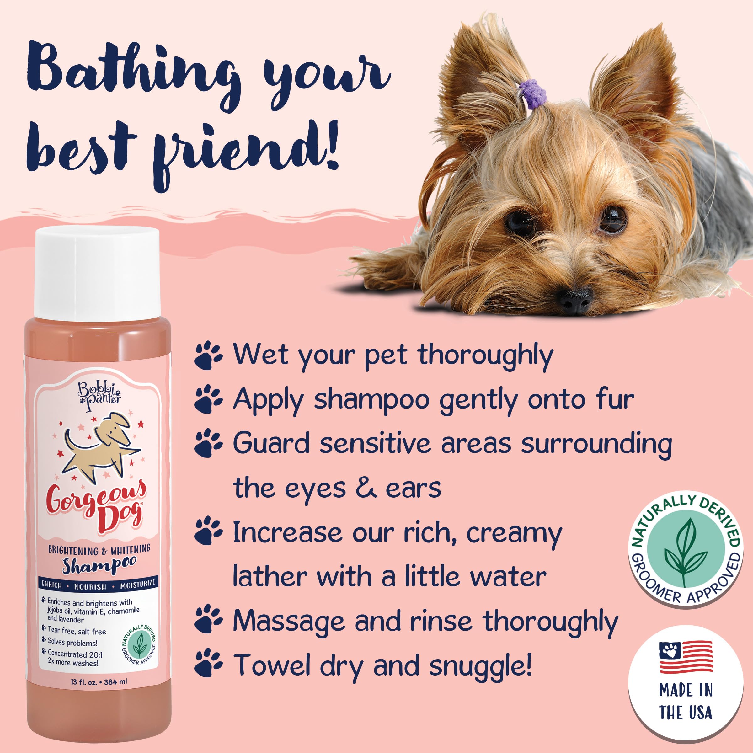Bobbi Panter Champú para perro: calma de piel sensible con camomila y lavanda