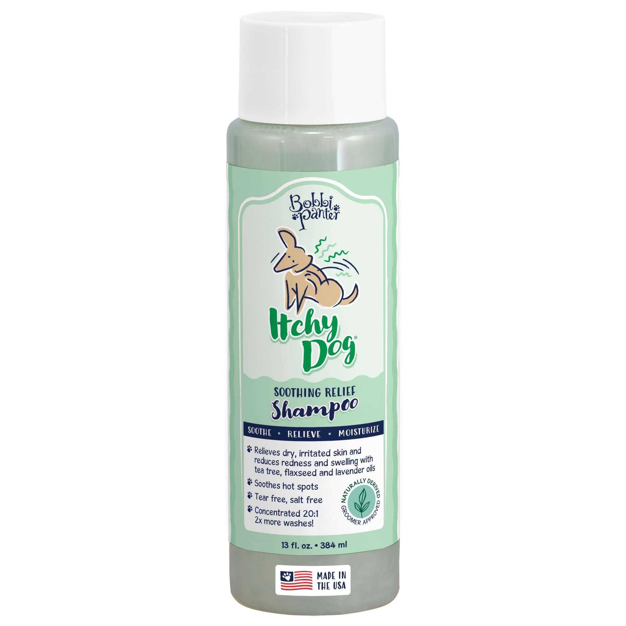 Bobbi Panter shampoo para perros con manzana verde alivia la comezón