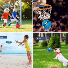 Bobcow disco volador para perros, entretenimiento activo y entrenamiento de reflejos.