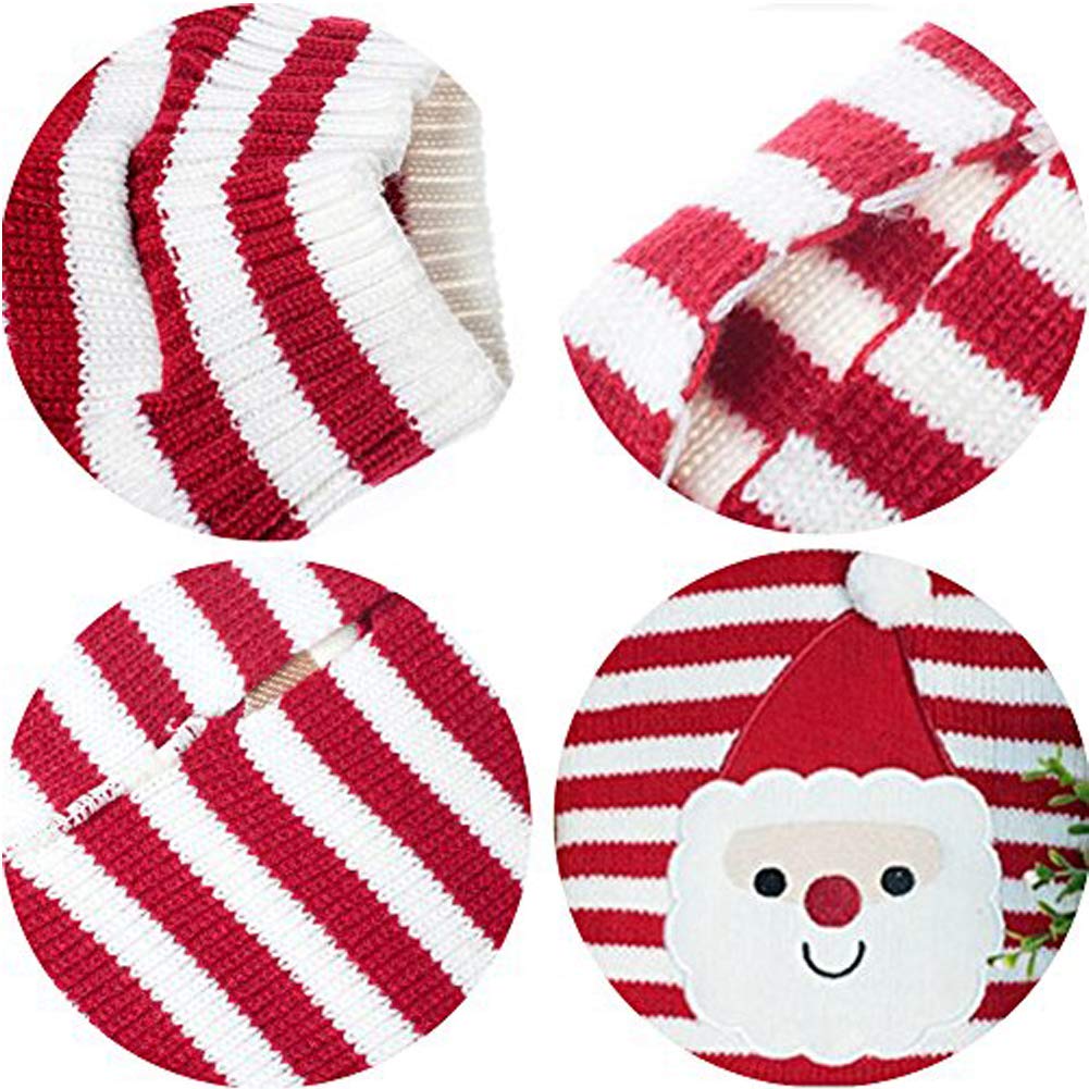 BOBIBI suéter navideño para gato, textura tejido cálido y suave.