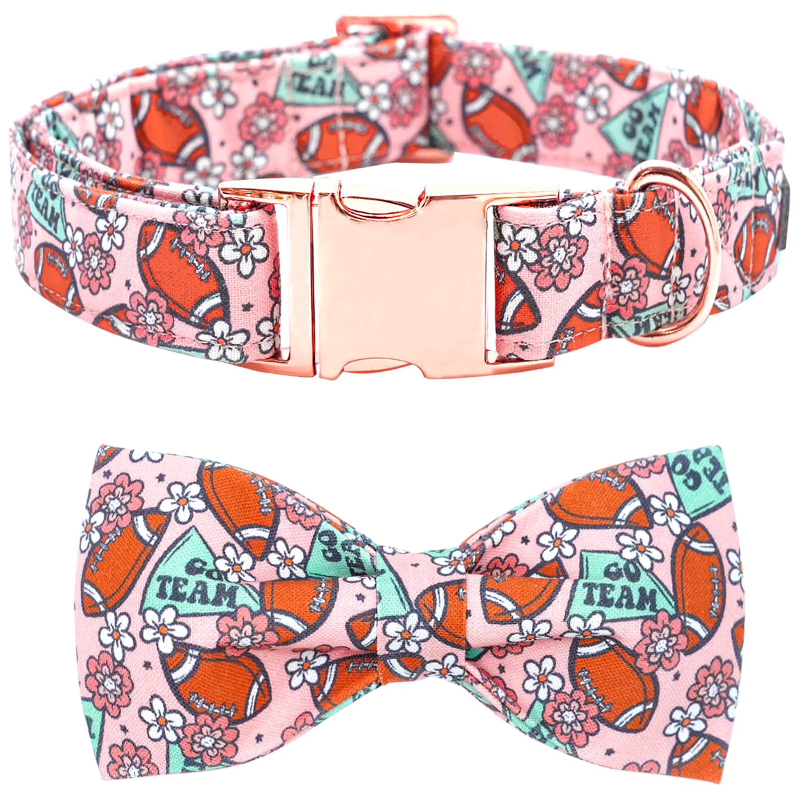 Collar Bobo Rainbow con material algodón suave, cómodo para uso diario.