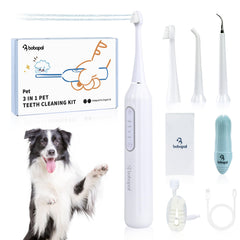 Bobopal kit dientes perro con cepillo para cuidado diario