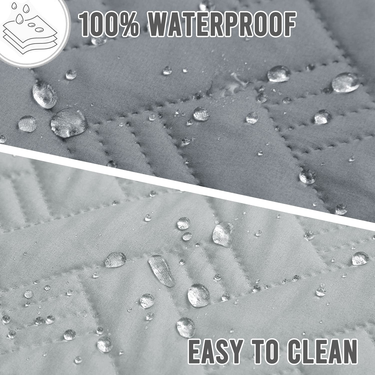 Boctopug cobertor tela impermeable, duradera para uso diario.