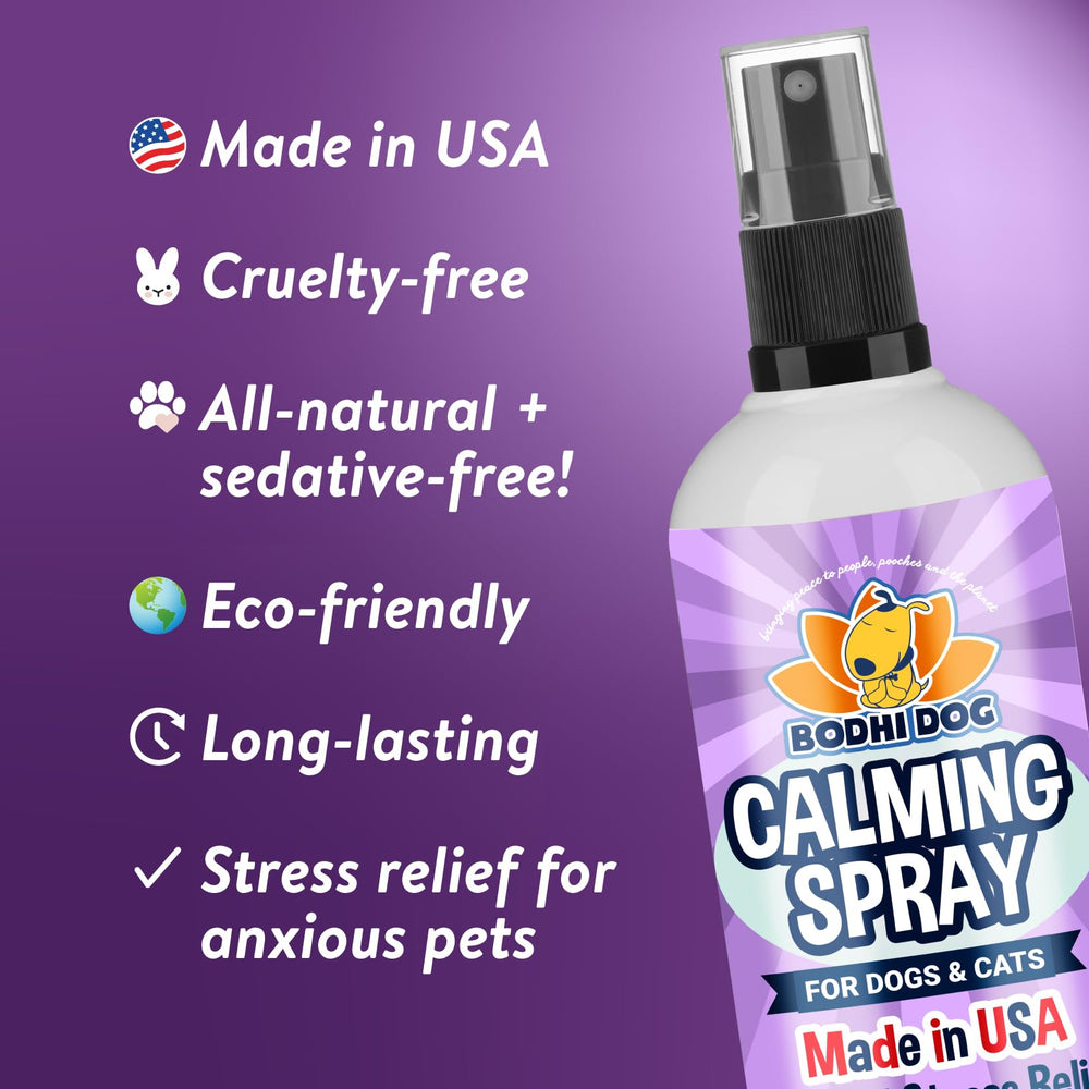 Bodhi Dog Calming Spray: ambiente-relajante para descanso y sueño.