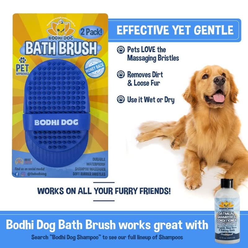 Cepillo Bodhi Dog con masaje relajante para pelaje limpio.
