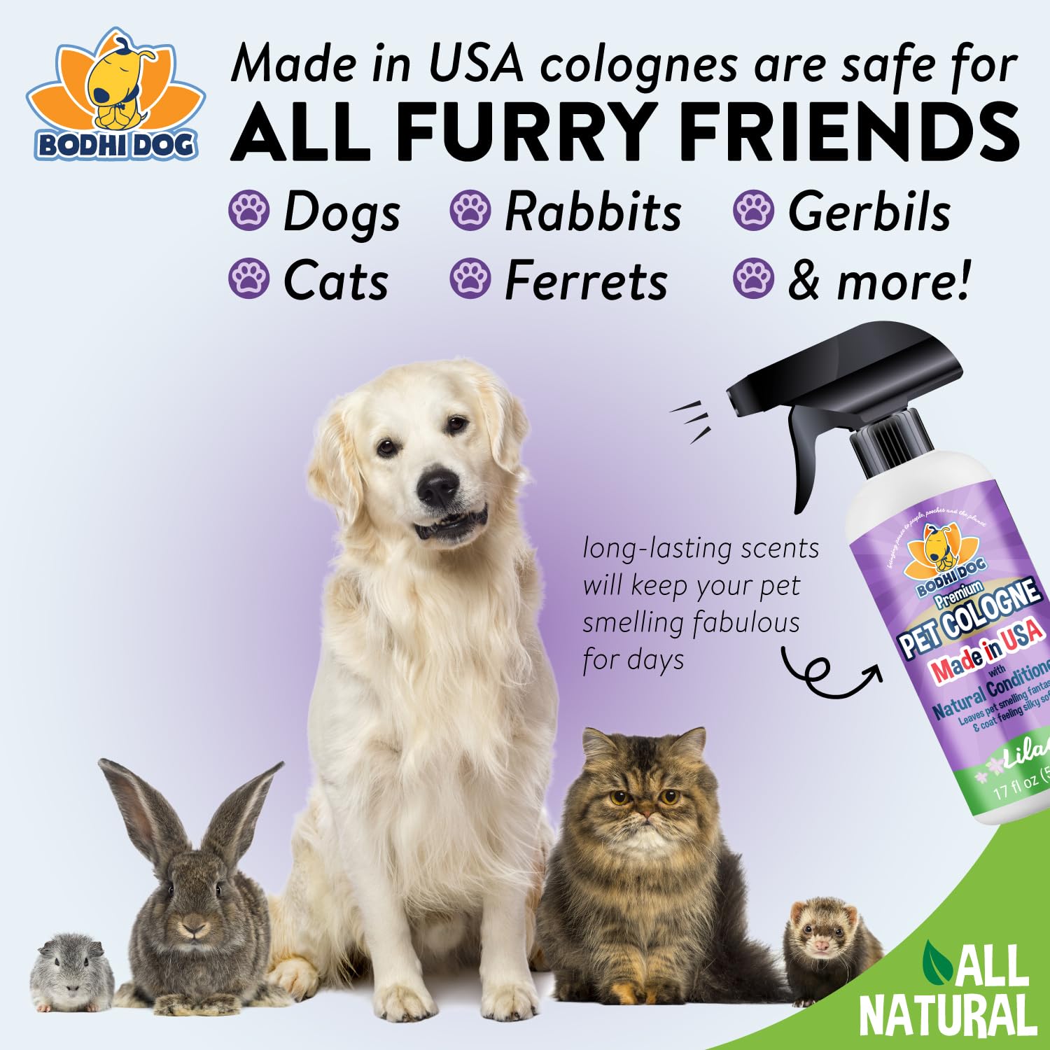 Bodhi Dog Colonia Lilac envase sostenible y reciclable
