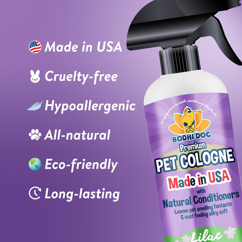 Bodhi Dog Colonia Lilac pelaje suave tras cada uso