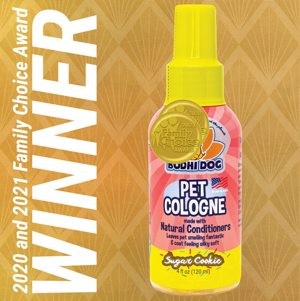 Bodhi Dog colonia mascotas, spray, aroma galleta azucarada para refrescar entre baños.