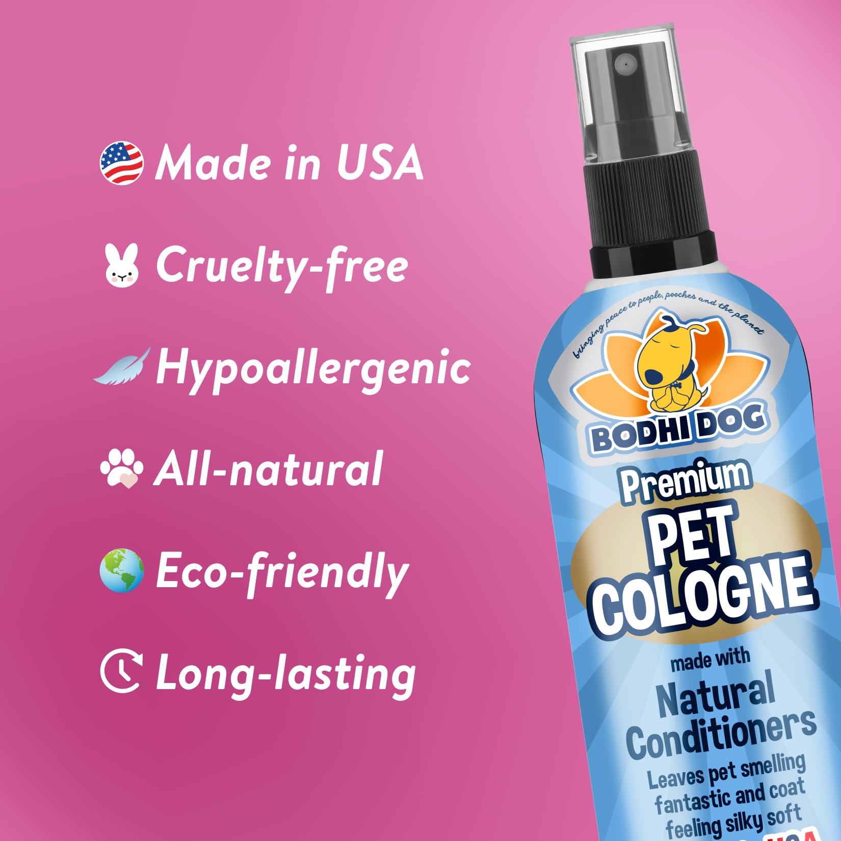 Bodhi Dog Colonia Natural: aplicación en pelaje para aroma fresco