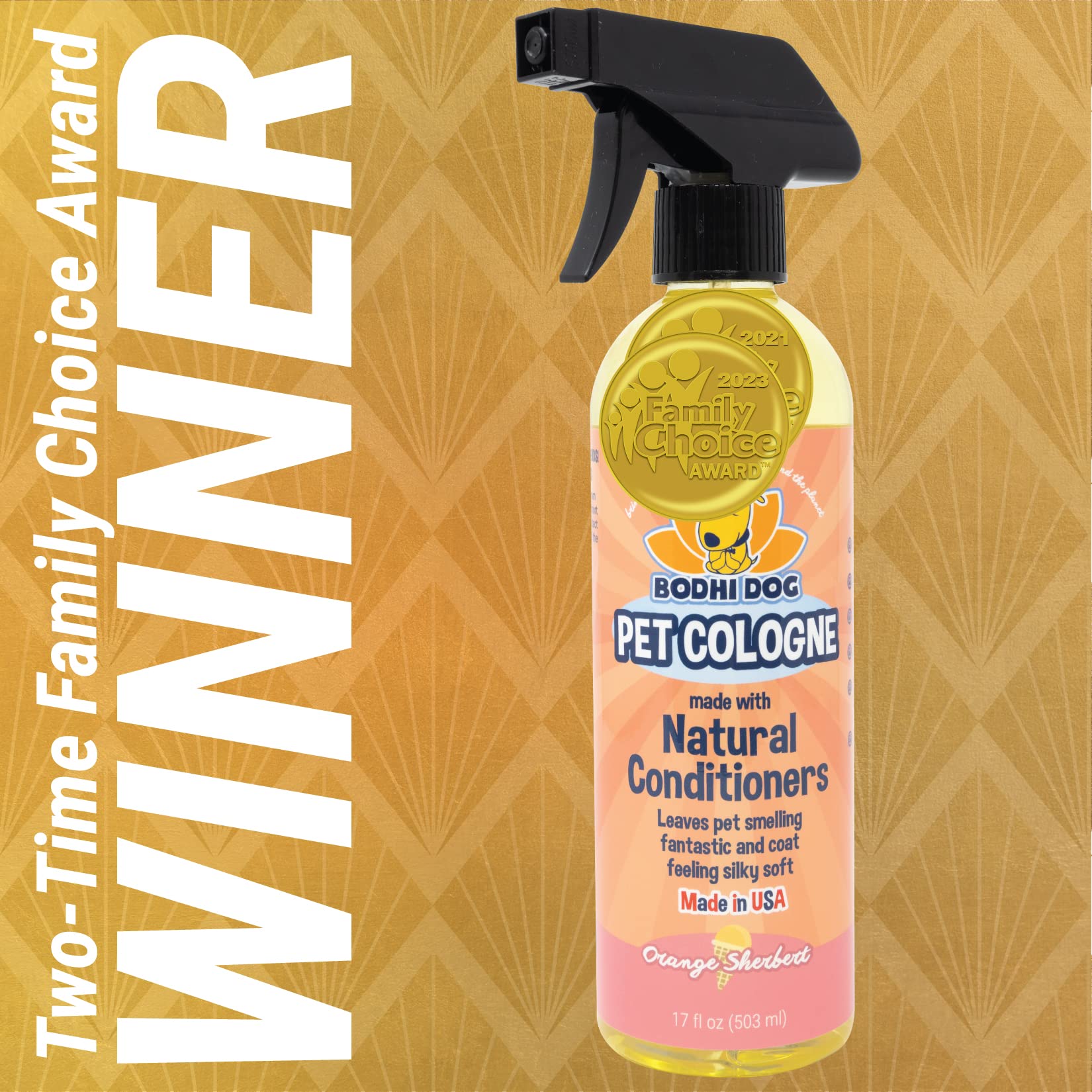 Bodhi Dog Colonia Natural, rociador para aplicación rápida y refrescar el pelaje.