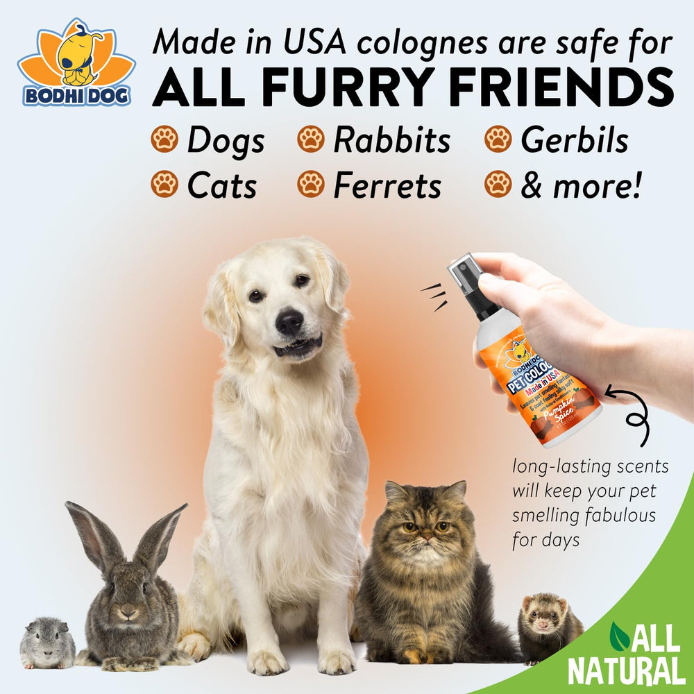 Fórmula natural de Bodhi Dog Colonia, sin residuos pegajosos.