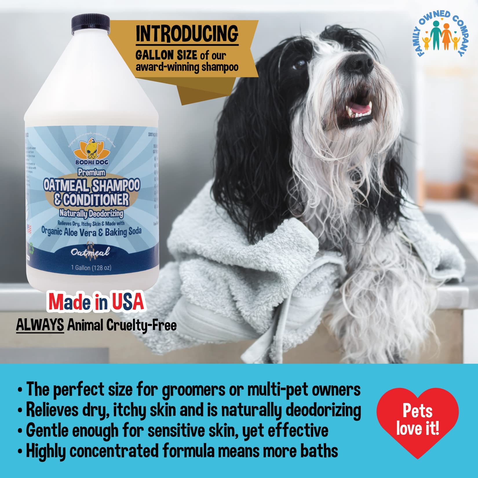 Cuidado de piel sensible Bodhi Dog para perros y gatos.