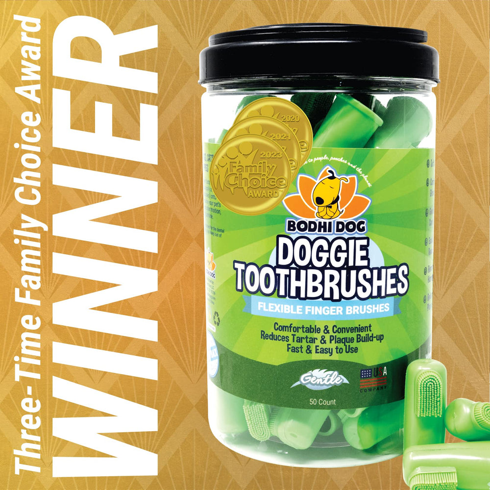 Bodhi Dog dedo-cepillo-dental ajuste cómodo para perros y gatos.