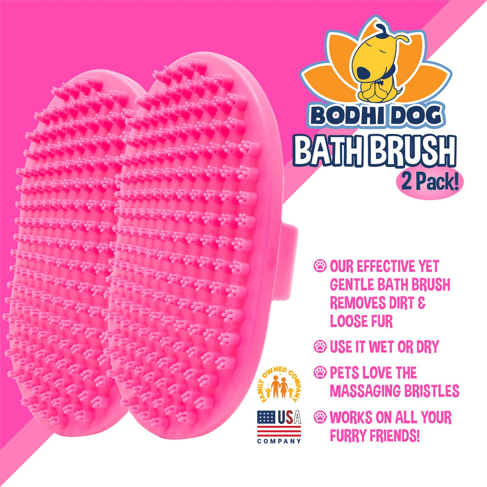 Bodhi Dog detalle cerdas rosadas 04: cerdas suaves que cuidan la piel durante el cepillado