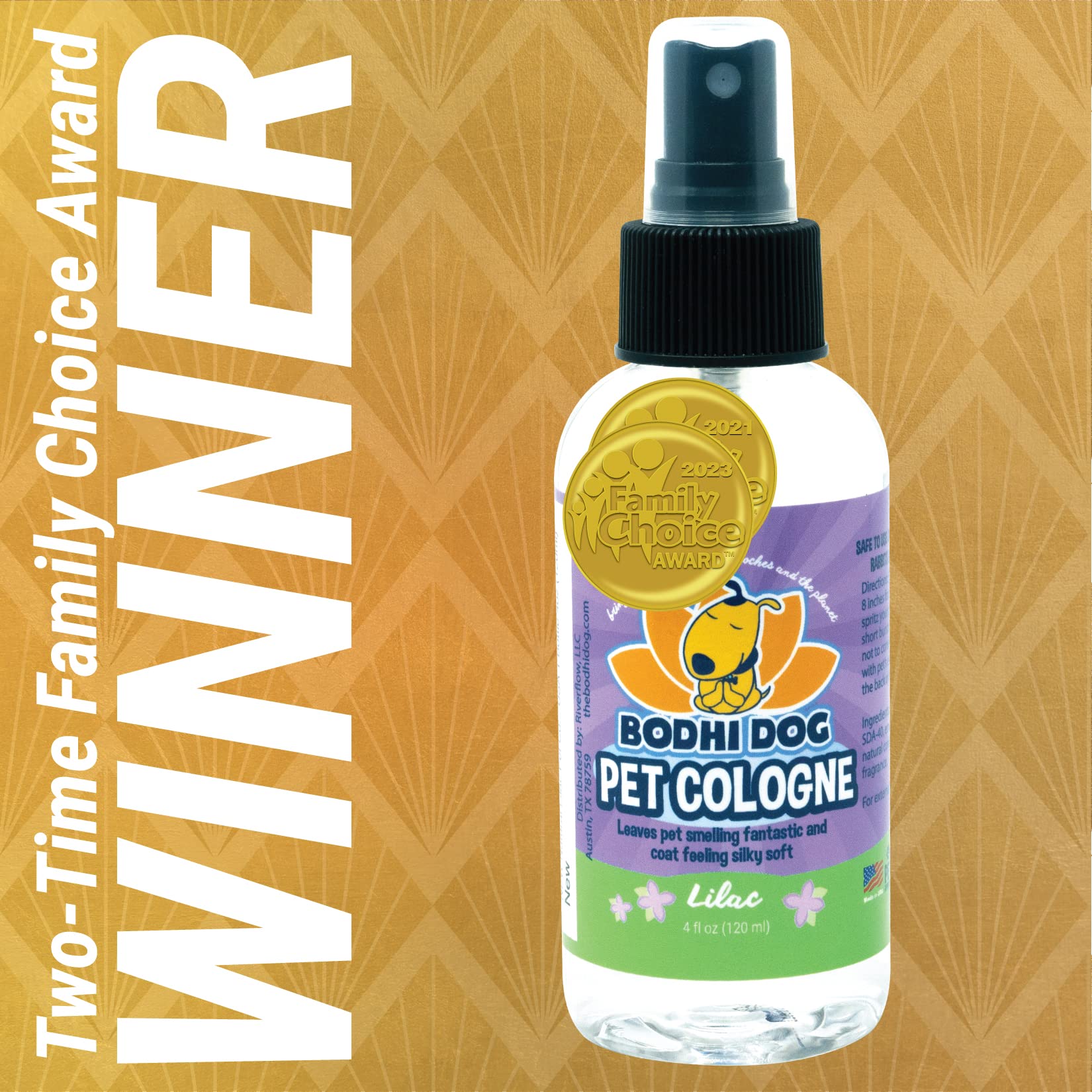 Bodhi Dog Lila: spray de colonia que deja pelaje suave y fragante.