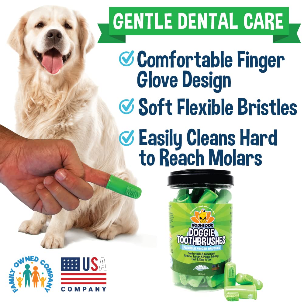 Bodhi Dog paquete de 50 dedos dentales para introducción gradual.