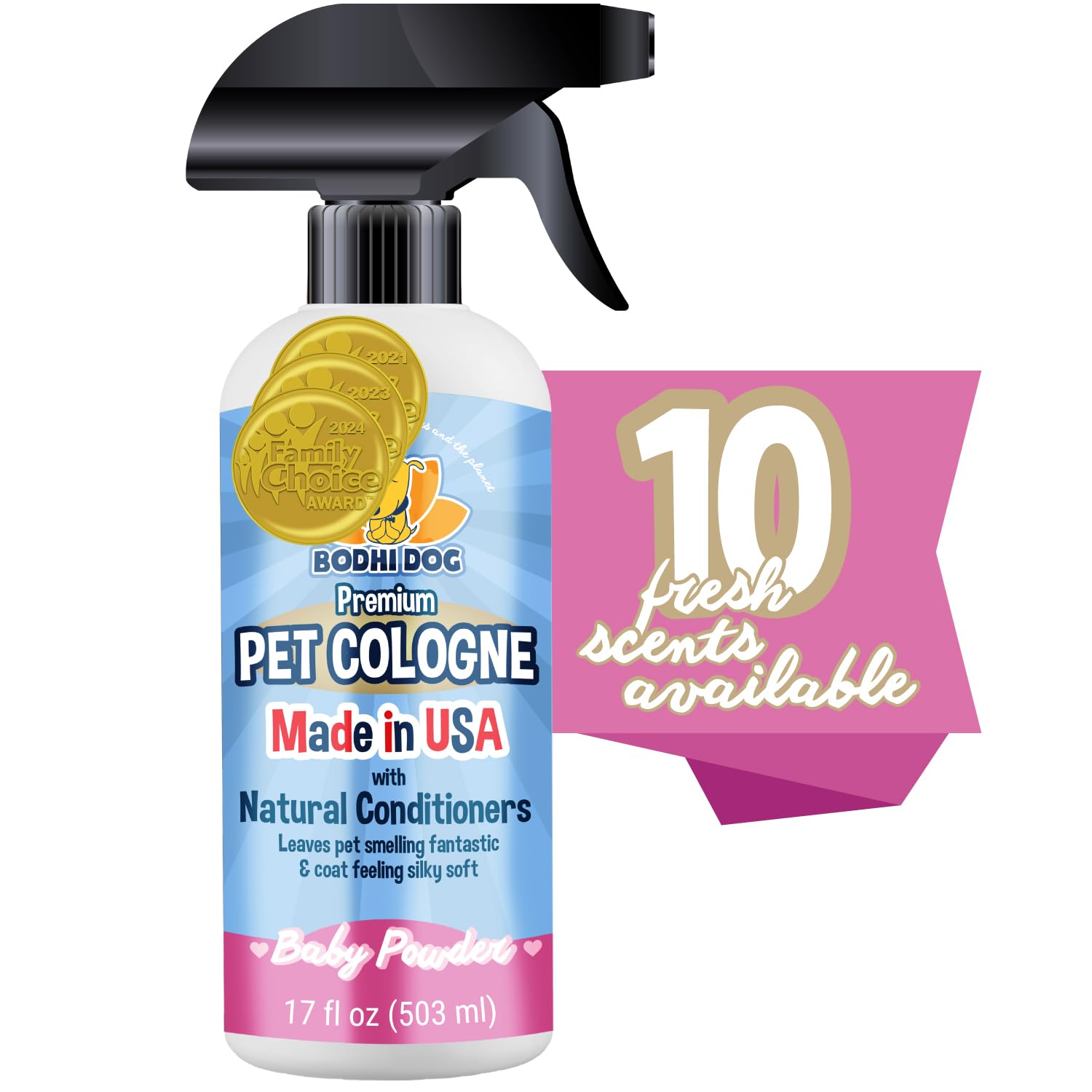 Bodhi Dog Premium Cologne en botella atomizador para aroma suave.