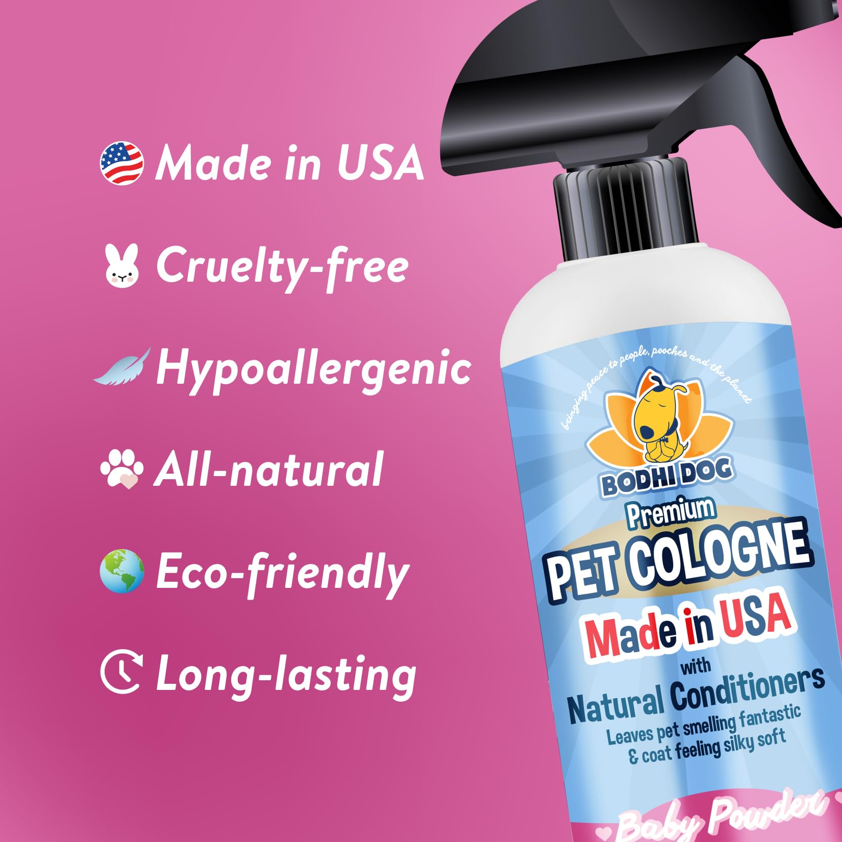 Bodhi Dog Premium Cologne pelaje sedoso gracias al acondicionador.