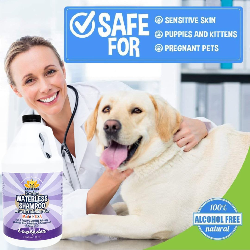 Bodhi Dog Waterless Shampoo lavanda: desenredado y brillo extra para el pelaje.
