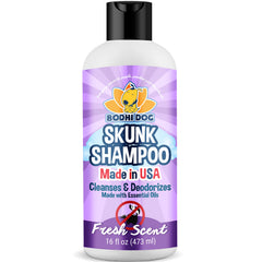 Bodhi Dog Shampoo para zorrillo: botella lista para uso y control de olores.