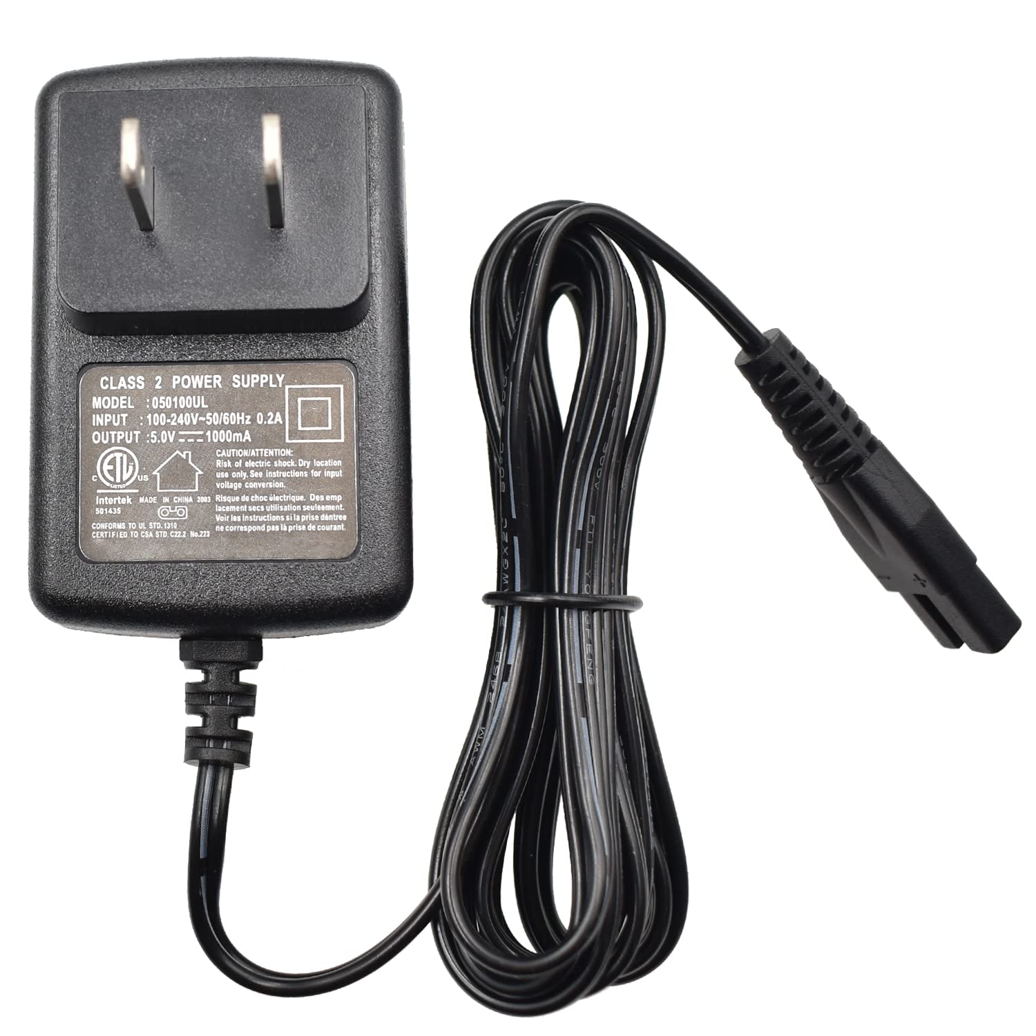 BOEEA cargador para Oneisall con bajo ruido, ideal para sesiones de recorte tranquilas.