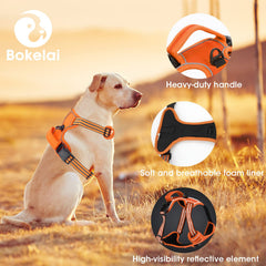 Bokelai arnés con asa de control para guiar y detener suavemente.
