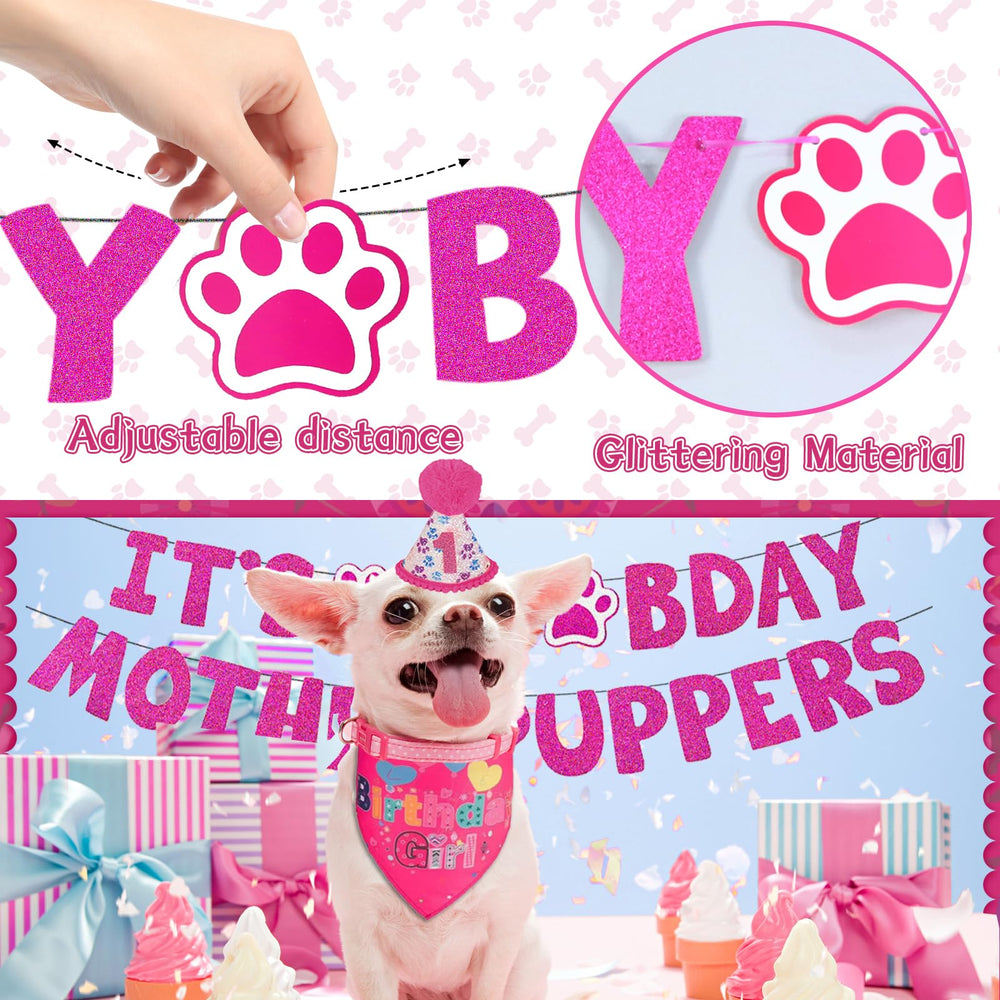 Corbatín rosa Bolake para perro con ajuste cómodo.