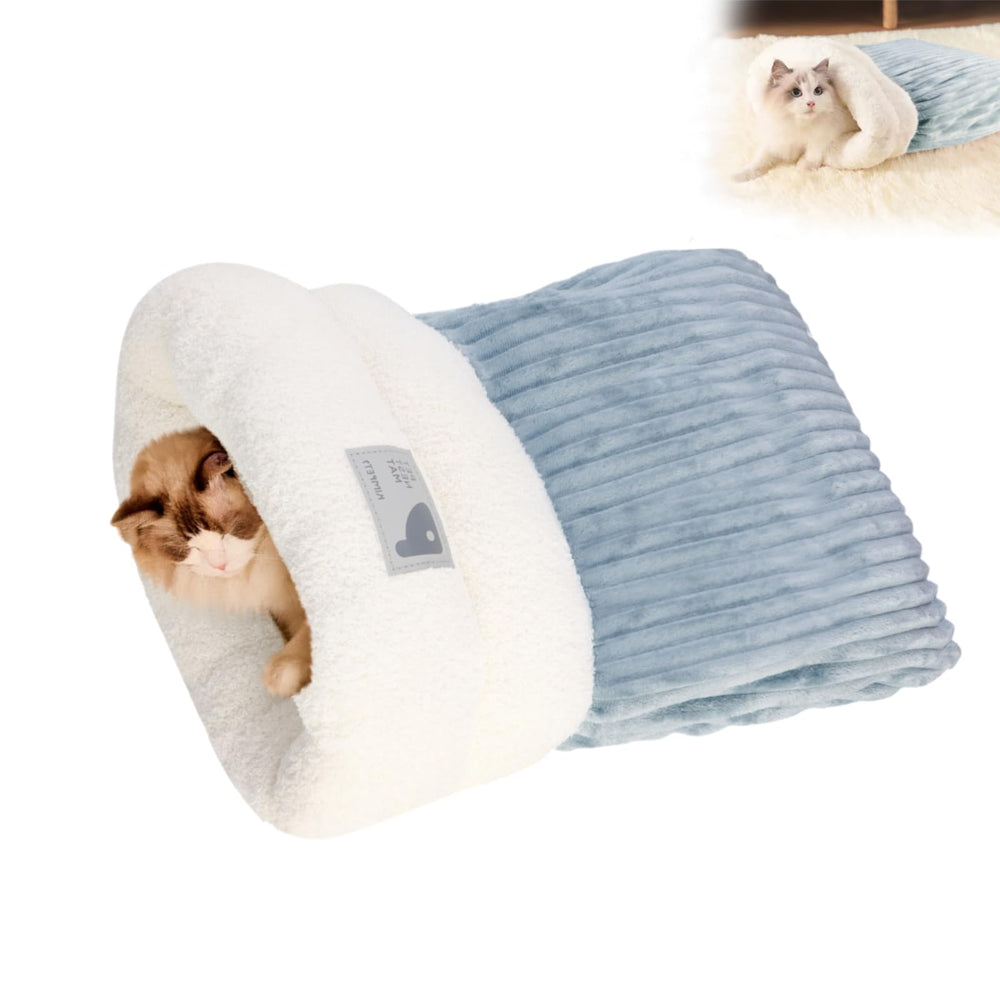 bolsa-dormir-gato refugio 360° para interiores ofrece calor envolvente