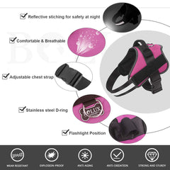 Bolux arnés ajustable con mango, control en cada caminata