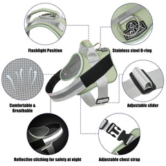 Bolux arnés con asa de control para guiar con facilidad.