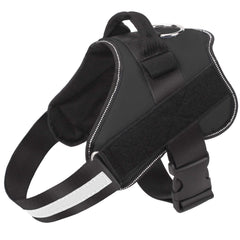 Bolux arnés sin tirones con reflector, ideal para caminatas seguras.