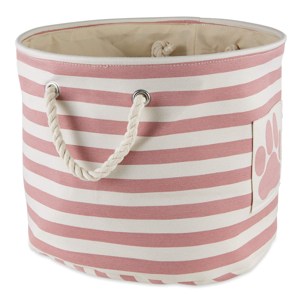 Bone Dry almacenamiento para mascotas en rosa, ideal para golosinas y accesorios.