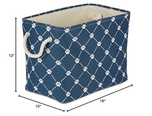 Bone Dry organización moderna para mascotas en azul marino.