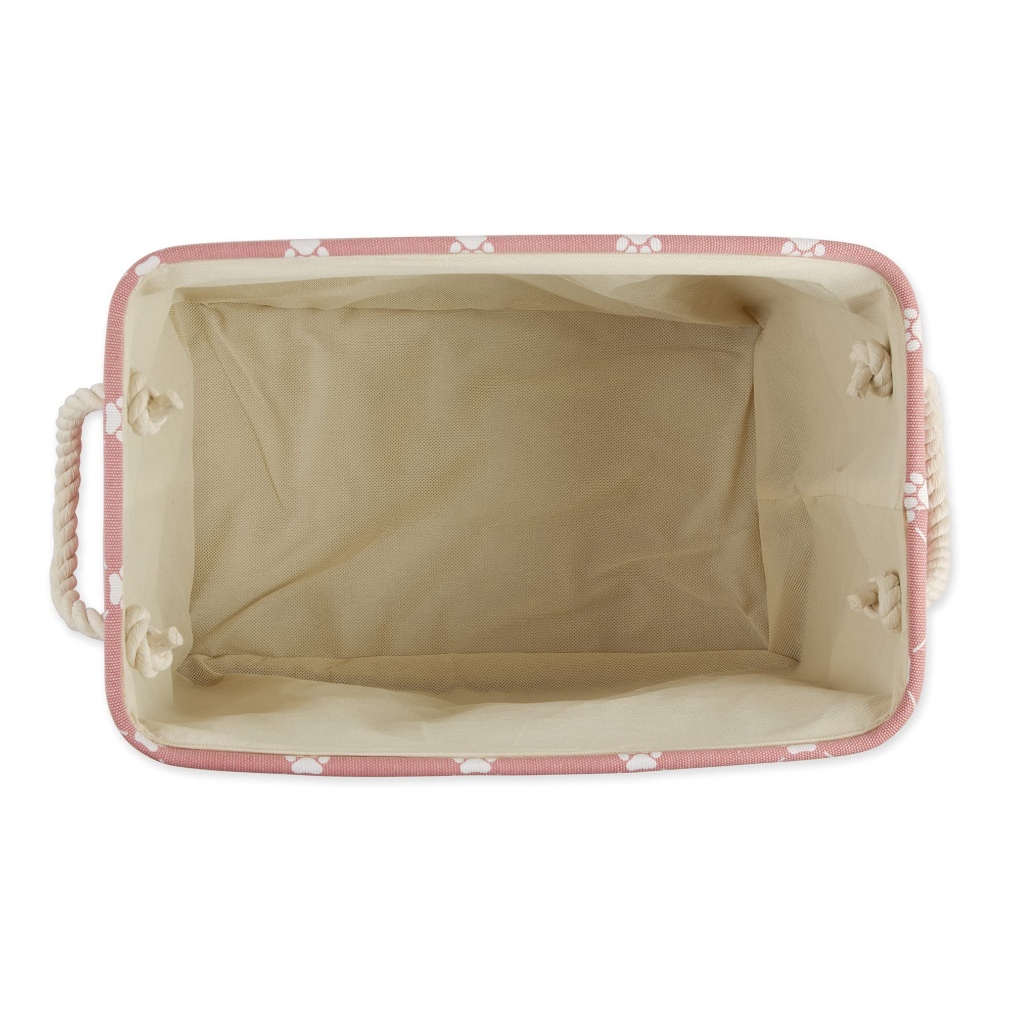 Bone Dry Almacenamiento para mascotas, rectángulo medio rosa; fácil de limpiar.