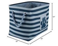 Cesta de almacenamiento Bone Dry para mantas, correas y accesorios de mascotas.
