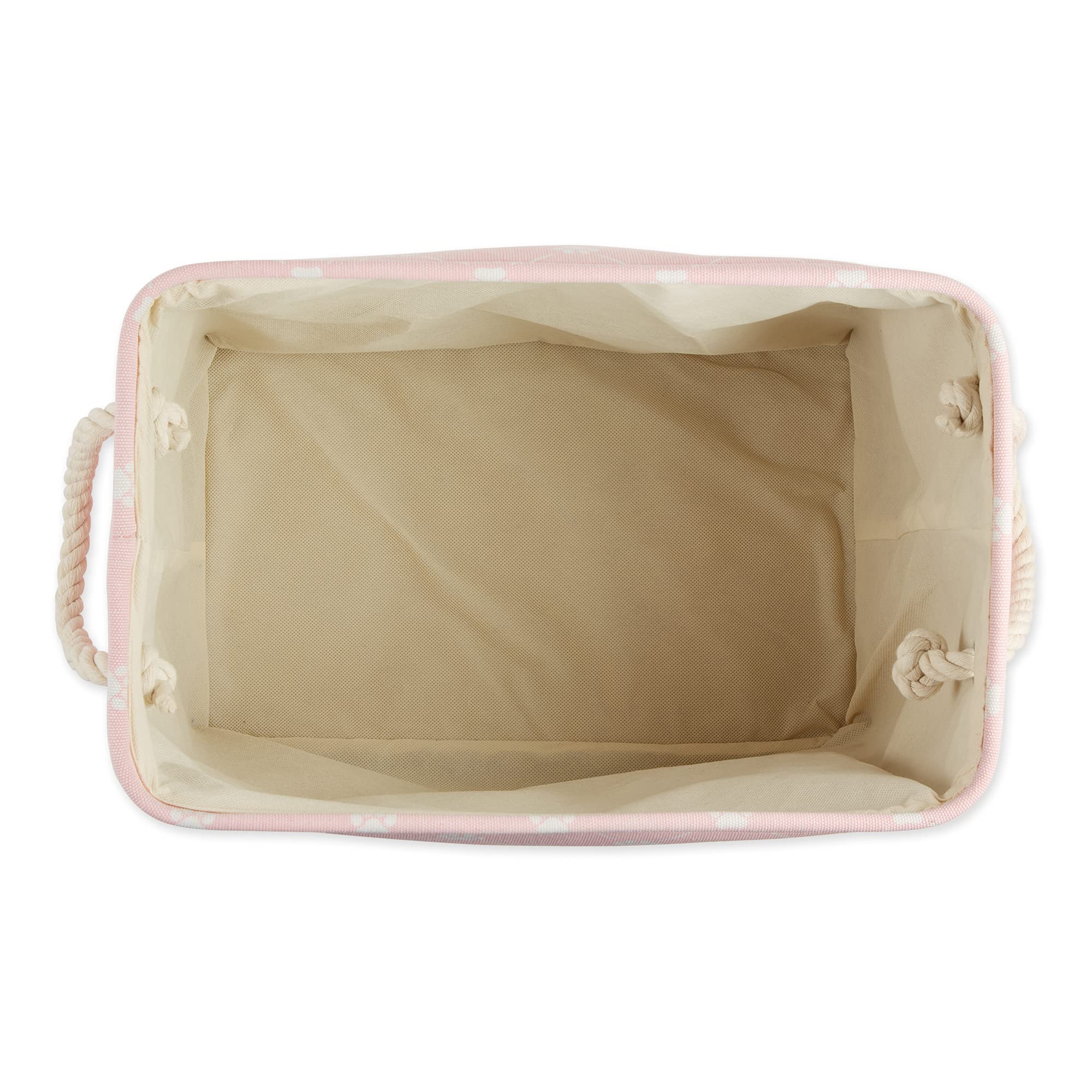 Bone Dry cesto para mascotas, rosado, práctico para toallas y ropa de cama.