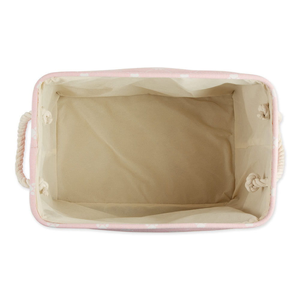 Bone Dry cesto para mascotas, rosado, práctico para toallas y ropa de cama.