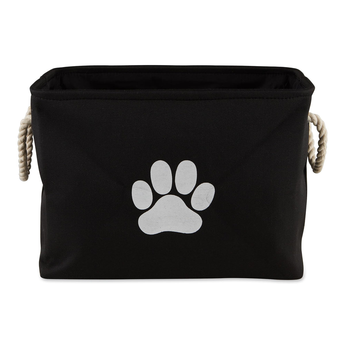 Bone Dry contenedor plegable para mascotas, rectángulo negro para organización de accesorios.