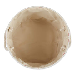 Bone Dry huella impresa en rosa, ideal para organizar juguetes y golosinas.