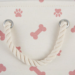 Bone Dry hueso impreso en rosa, diseño atractivo para cualquier espacio.